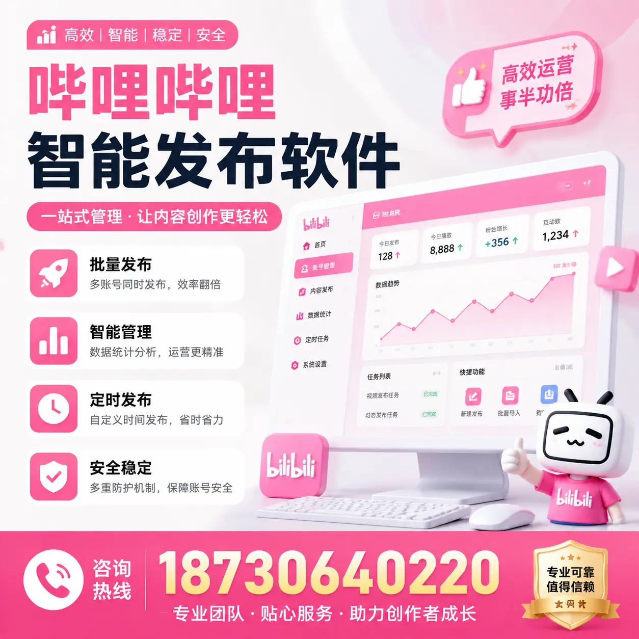 如何评估哔哩哔哩智能发布软件的ROI?桂林 企业必读